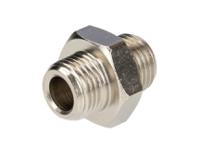 176-0985 RS PRO Brass Pipe Fitting, Straight Threaded Nipple, Male BSPP 1/8in to Male BSPP 1/8in