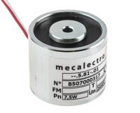 58101 Mecalectro Holding Magnet, 440N Holding Force 24V dc