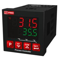 222-8146 RS PRO Panel Mount PID Temperature Controller, 48 x 48mm 3 Input, 3 Output Relay, SSR, 100 → 240 V Supply