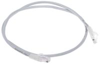 557-032 RS PRO, 1m Cat5e, Grey RJ45 to Male RJ45 Male, U/UTP Unshielded, Terminated PVC Sheath