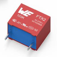 890334026007 Wurth Elektronik WCAP-FTXX Film Capacitor, 310V ac, ±10%, 330nF, Through Hole