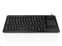 kyb500-k82b-fr Ceratech KYB500-K82B-FR Wired USB Touchpad Keyboard, QWERTY (French), Black