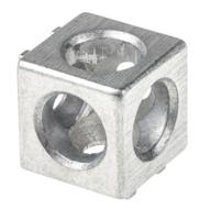 3842549860 Bosch Rexroth S6 Corner Cube Kit, Connecting Component, Strut Profile 20 mm, Groove Size 6mm