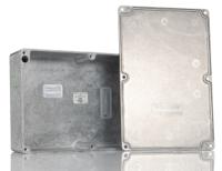 1550z124 Hammond 1550 Series Natural Die Cast Aluminium Enclosure, IP66, IK08, Natural Lid, 223 x 147 x 55mm