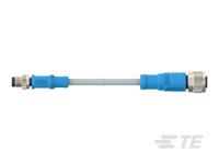 t4052127004-002 TE Connectivity Male/Female 4 way M8 to 4 way M12 Sensor Actuator Cable, 1000 mm