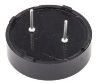 617-3047 RS PRO 85dB Through Hole Continuous External Piezo Buzzer, 24 x 7.5mm, 1V ac Min, 30V ac Max