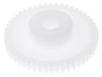 521-7146 RS PRO POM 50 Teeth Spur Gear, 0.5 Module, 5mm Bore Diam, 25mm Pitch Diam, 12mm Hub Diam