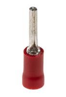 452-631 RS PRO Insulated, Tin Crimp Pin Connector, 0.5mm² to 1.5mm², 22AWG to 16AWG, 1.9mm Pin Diameter, 12mm Pin Length, Red