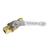 486-293 RS PRO Brass Reduced Bore, 2 Way, Ball Valve, Compression 15mm, 15mm