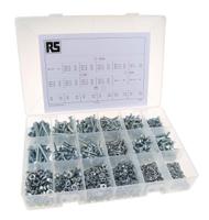 281-962 RS PRO Steel 3165 Piece Pozidriv Drive Screw/Bolt Kit