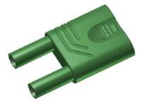 932200104 Hirschmann Test & Measurement Green Male Banana Connector, 4 mm Connector, Unsprung Socket 4 mm Termination, 32A, 1kV,