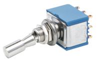 5656adbk2v APEM Toggle Switch, Panel Mount, On-On, 3PDT, Solder Lug Terminal, 30V dc