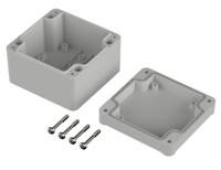 63210000-et-210 Bopla Euromas II Series Light Grey ABS Enclosure, IP65, Light Grey Lid, 82 x 80 x 57mm
