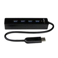 st4300pbu3 StarTech.com 4 Port USB 3.0 USB A  Hub, USB Powered, 137 x 30 x 22mm