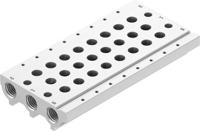 vabm-l1-10s-g18-8 Festo VABM series 8 station G 1/8 Manifold Base for use with VUVG-LK Series Individual Valves, 566564
