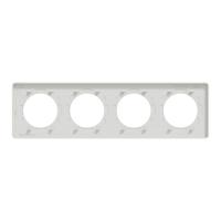 s520808 Schneider Electric White, 4 Gang, Odace