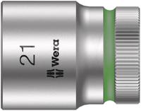 05003612001 Wera 1/2 in Drive 21mm Standard Socket, 6 point, 37 mm Overall Length