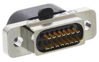 mwdm2l-15ss Glenair MWDM 15 Way Panel Mount D-sub Connector Socket