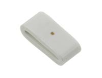 531-08054-hobs85-pvc-wh HellermannTyton HODS85 Slide On Cable Markers, Black on White, Pre-printed ".", 1.8 → 6.3mm Cable, 531-08054