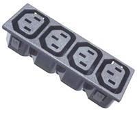 811-7197 RS PRO C13 Snap-In IEC Connector Socket, 10A, 250 V