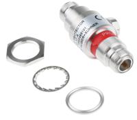 340217a Huber+Suhner, 3402 Surge Suppressor Unit 230 V Maximum Voltage Rating 20kA Maximum Surge Current EMP Protector