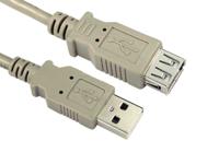 195-4275 RS PRO USB 2.0, Male USB A to Female USB A, 2m