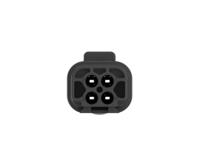 2356631-1 TE Connectivity, Superseal Pro Automotive Connector Plug Black Cable Mount 4 Way, Cable Termination