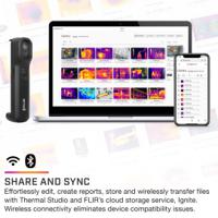 flir-one-edge-pro FLIR ONE EDGE PRO for Smartphones Bluetooth, WiFi Thermal Imaging Camera, 0 → +400 °C, 160 x 120pixel Detector