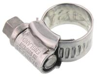 hgs12bp HI-GRIP Stainless Steel Slotted Hex Worm Drive, 9mm Band Width, 9.5 → 12mm ID