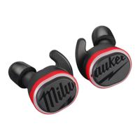4933478750 Milwaukee L4 RLE Wireless Speak & Listen Ear Defender with Ear Piece, 26dB, Black, Red
