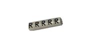 225-2173 RS PRO Slide On Cable Marker, Black on White, Pre-printed "R", 3 → 4.2mm Cable