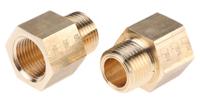 0164-18-17 Legris Straight Threaded Adaptor, NPT 3/8 Male to G 3/8 Female, Threaded Connection Style