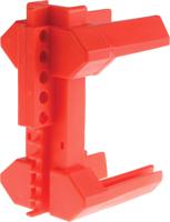 882-5911 RS PRO Red 4-Lock Polypropylene Ball Valve Lockout, 7mm Shackle, 63.5mm Attachment