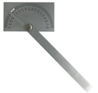 274-1074 RS PRO 0 - 180° Imperial, Metric  Vernier  Bevel Protractor, 195 mm Steel Blade