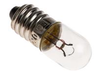 104-806 RS PRO E10 Indicator Light, Clear, 6.5 V, 300 mA, 4000h