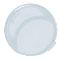 a0163g Panel Mount Indicator Lens Round Style, Clear, 16mm diameter