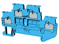 xw5t-p15-11-2bl Omron XW5T-P1.5-1.1-2BL XW5T Series Blue, 1.5mm², Double-Level, Push In Termination