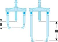 u102t Facom Hydraulic Bearing Puller, 8-Piece