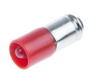 204-265 RS PRO Red LED Indicator Lamp, 12V ac/dc, Midget Groove Base, 6mm Diameter, 1750mcd