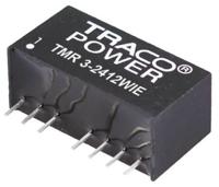 tmr-3-2422wie TRACOPOWER TMR 3WIE DC-DC Converter, ±12V dc/ ±125mA Output, 9 → 36 V dc Input, 3W, Through Hole, +85°C Max Temp