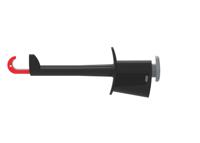 6001-ieciv-n Electro PJP Black Hook Clip, 20A, 1kV, 4mm Socket