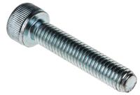 483-8348 RS PRO Bright Zinc Plated Steel Hex Socket Cap Screw, DIN 912, M6 x 30mm