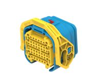 2366494-4 TE Connectivity, 2366494 Connector Housing Receptacle Blue Cable Mount 48 Way, Cable Termination