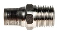 3805-06-13 Legris LF3800 Series Straight Threaded Adaptor, R 1/4 Male to Push In 6 mm, Threaded-to-Tube Connection Style