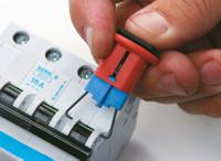 090847 Brady Red 1-Lock Glass-Reinforced Nylon Miniature Circuit Breaker Switch Lockouts, 7.14mm Shackle