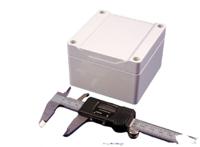 1555egy Hammond 1555 Series ABS Enclosure, IP66, 3.5 x 3.5 x 2.4in