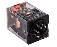 mks2pi-24vac Omron Plug In Relay, 24V ac Coil, 10A Switching Current, DPDT