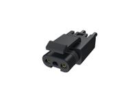flhs2p008c0 Amphenol Communications Solutions FLHS2P008C0 Series Straight PCB Socket, 2-Contact, 1-Row, 2.5mm Pitch, Cable