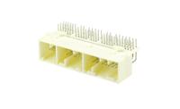 353830-5 TE Connectivity MULTILOCK 040 III Series Right Angle Through Hole Mount PCB Socket, 72-Contact, 3-Row, Solder