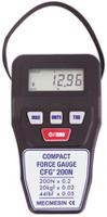 860-022 Mecmesin  Force Gauge 500Hz RS232, Range: 200N, Resolution: 0.2 N, With RS Calibration